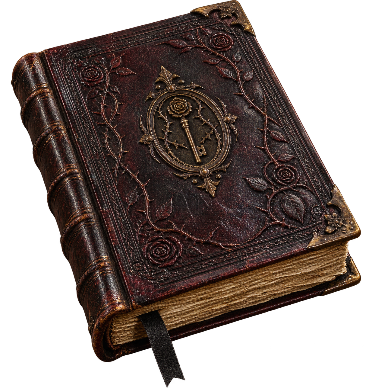 Photorealistic concept for the Crimson Estate Archive Journal